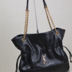 Saint Laurent Jamie 4.3 Sheepskin Tote Bag Black